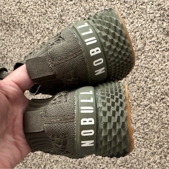 Nobull Army Green Knit Runners - Picture 4 of 4